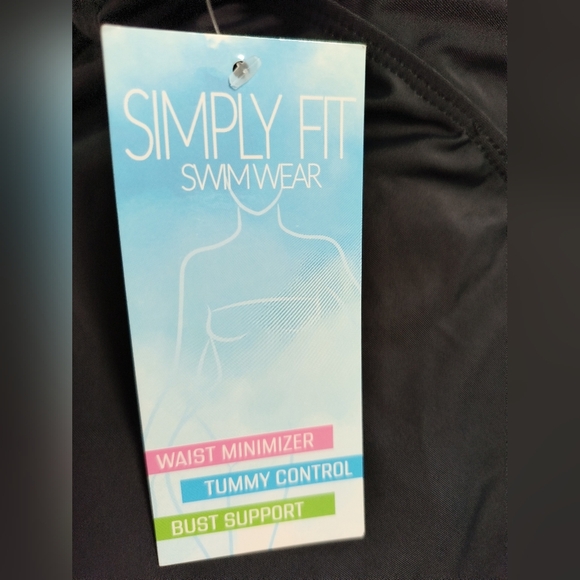 New Top Black Swimsuit / Size Medium - Picture 6 of 9